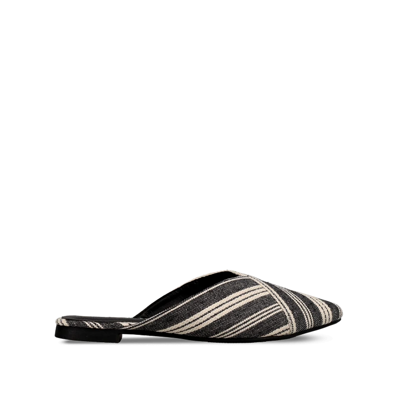 MIGATO Ασπρόμαυρο mule