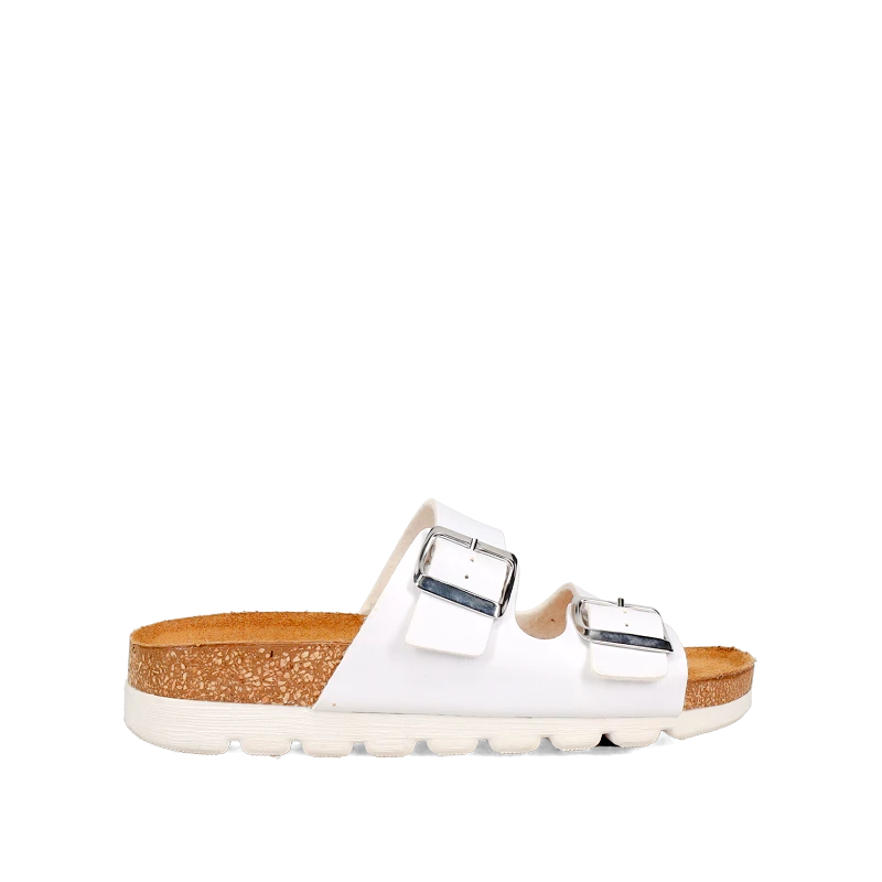 EASY WALK Λευκό footbed σανδάλι