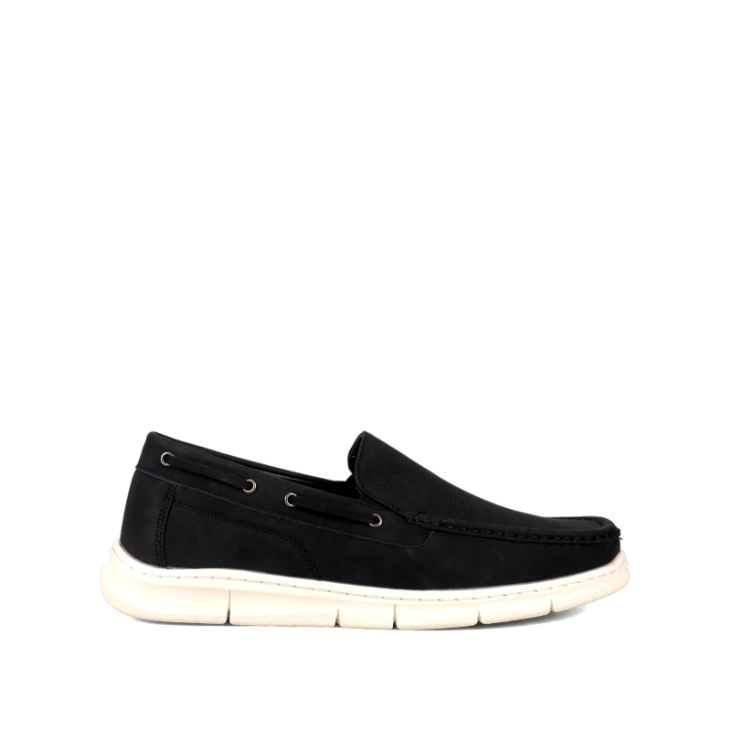 NAVIGA Μαύρο ανδρικό loafer