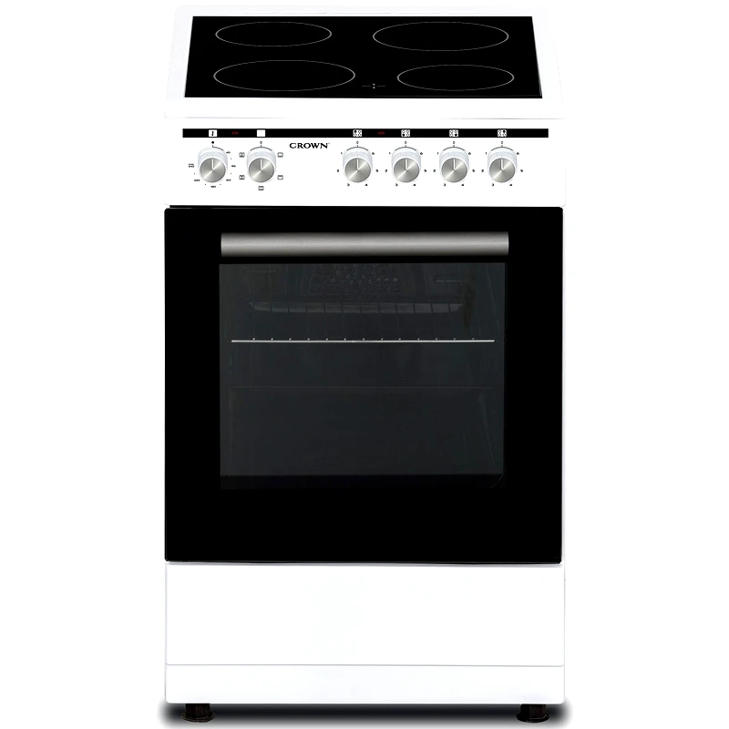 CROWN Ηλεκτρική κουζίνα με κεραμικές εστίες, CSCC565W, Crown