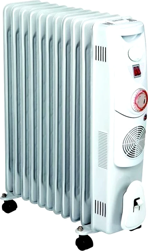 Finlux Καλοριφέρ Λαδιού με 11 Φέτες 2300W, FR-2711FT, 68.5x56.5x17.5 εκατ.,Finlux