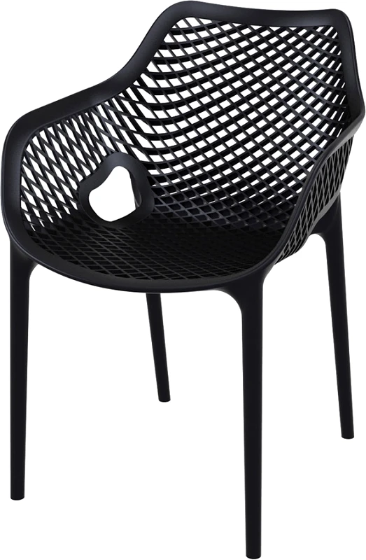 Genomax Καρέκλα Air XL, 57x58x80 cm., Genomax - Μαύρο
