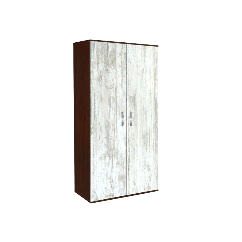 Genomax Ντουλάπα Δίφυλλη AVA 2 Βέγγε/Crystal, 78x185x50εκ. Genomax