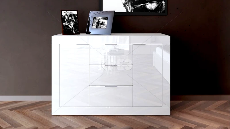 Genomax Συρταριέρα με 3 συρτάρια 1213049, 120x45.5x80 εκ., Genomax