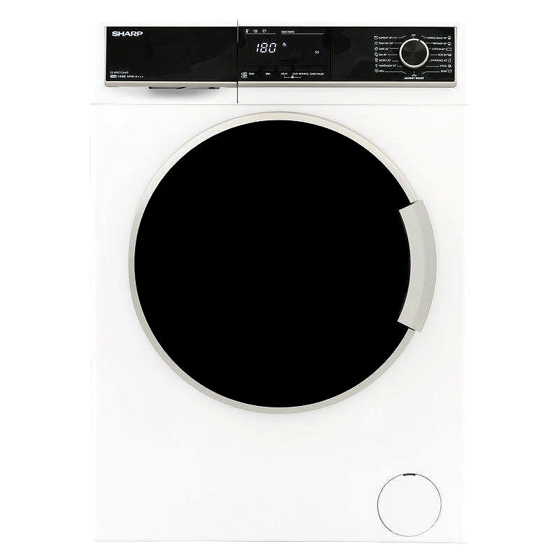 Sharp Πλυντήριο ρούχων 1200 στροφών, 9,00 kg, B, Λευκό, ES-HFB912AWC, Sharp
