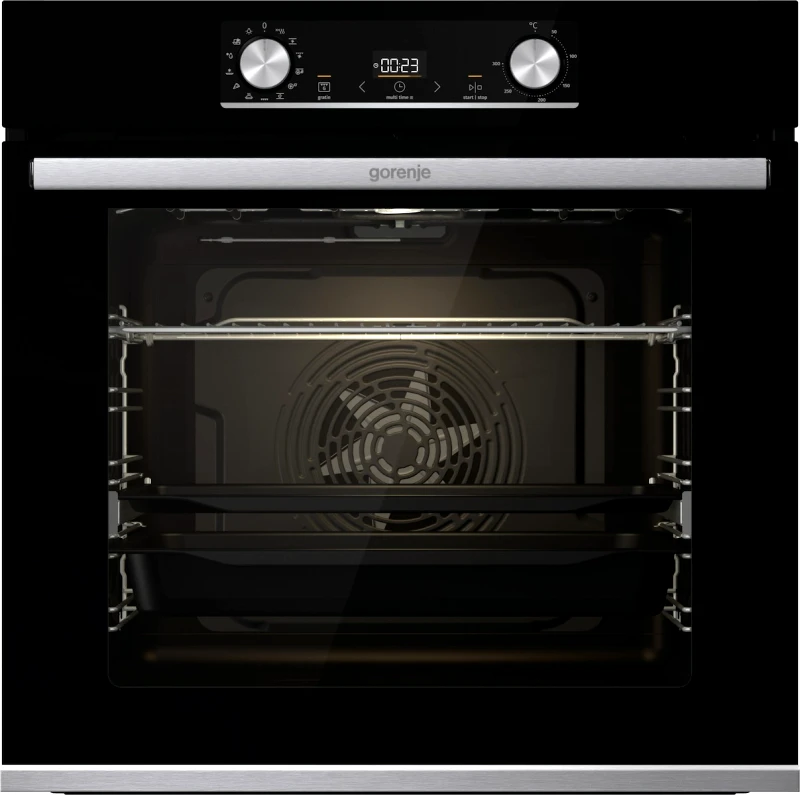 Pyramis Φούρνος άνω Πάγκου χωρίς Εστίες ,BOSX6737E13BG ,77lt, Μαύρος , Gorenje, 34019201