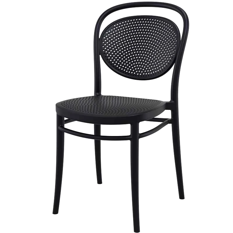 Genomax Καρέκλα Marcel, 45x52x85 cm., Genomax - Μαύρο