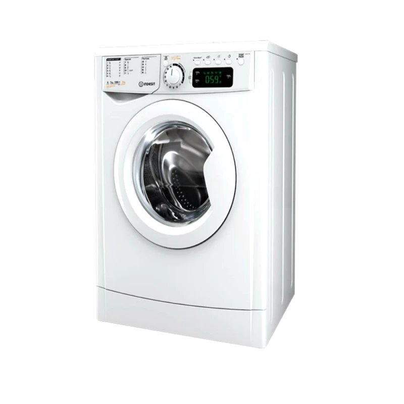 Indesit Πλυντήριο-Στεγνωτήριο ρούχων 7kg-5kg, INDESIT EWDE 71280 W EU