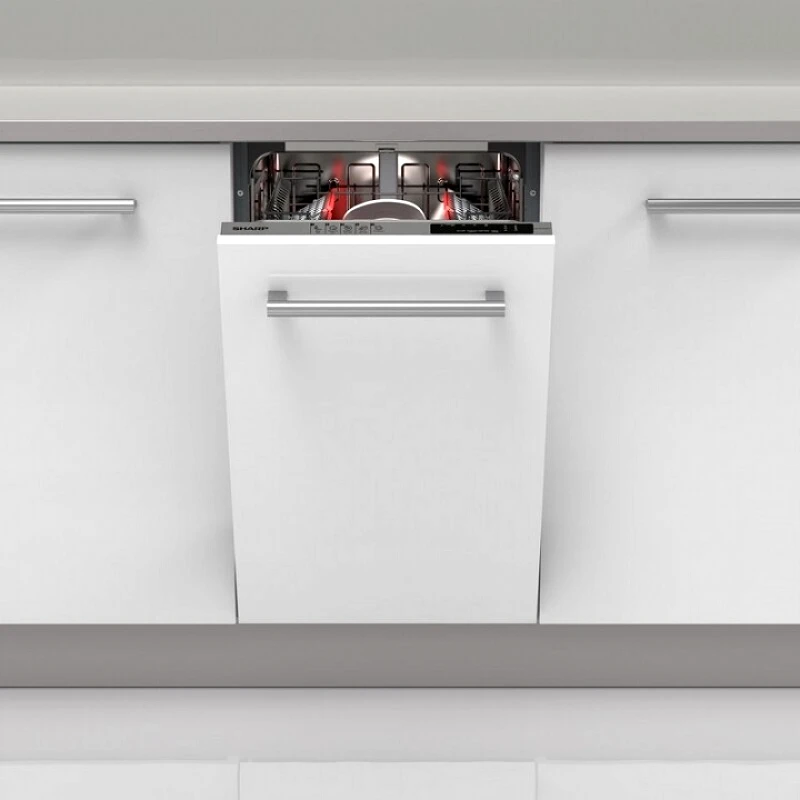Εντοιχιζόμενο Πλυντήριο Πιάτων 34kg, QW-NS14I49EX, Sharp φωτογραφία