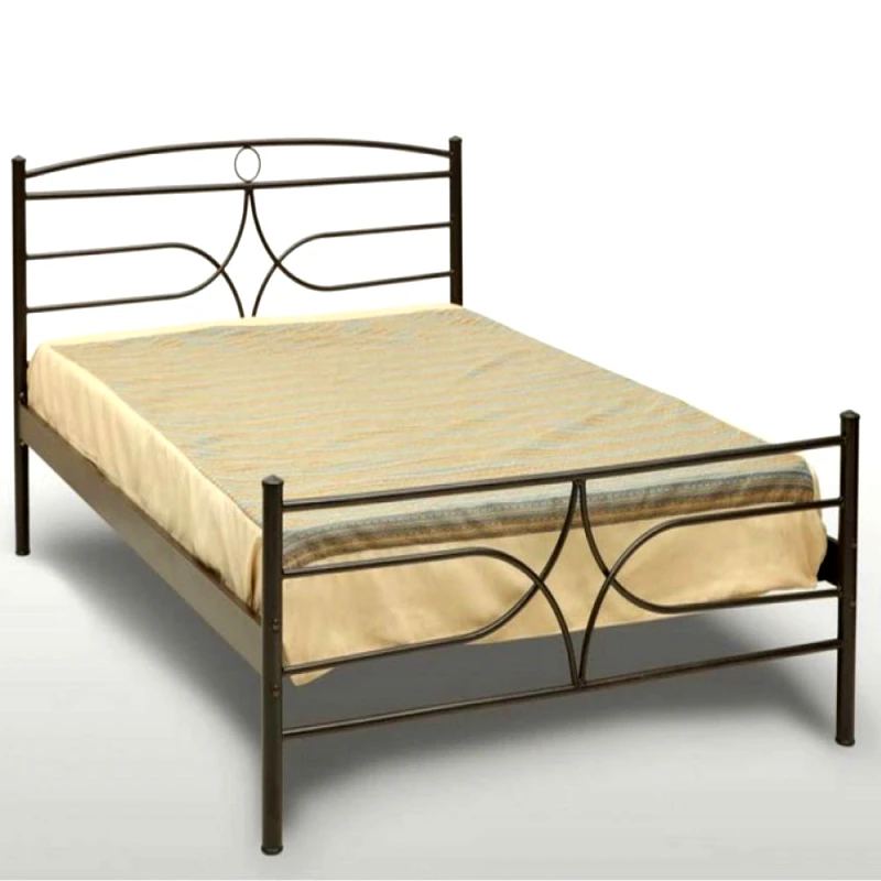 Metal Furniture Μεταλλικό κρεβάτι 150/190, Σάμος