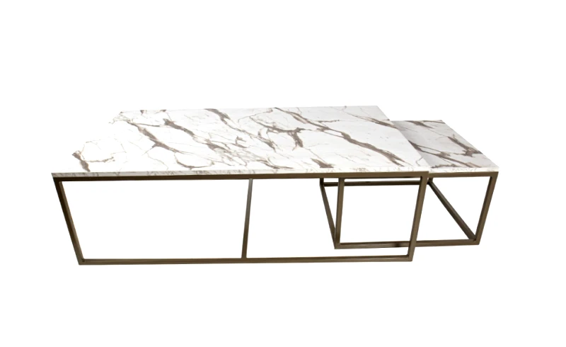 All4home Σετ Τραπέζι σαλονιού Envy , 130x80 εκ. + 60x60 εκ., All4home