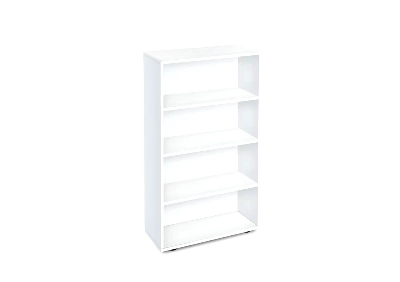 Genomax Βιβλιοθήκη 78x33x148,3, Etazerka 4 Λευκό, Genomax