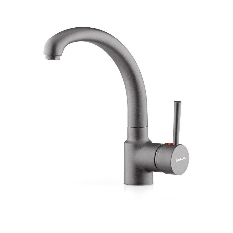 Pyramis Μπαταρία Κουζίνας Πάγκου, Armonica Classic Iron Grey, Pyramis