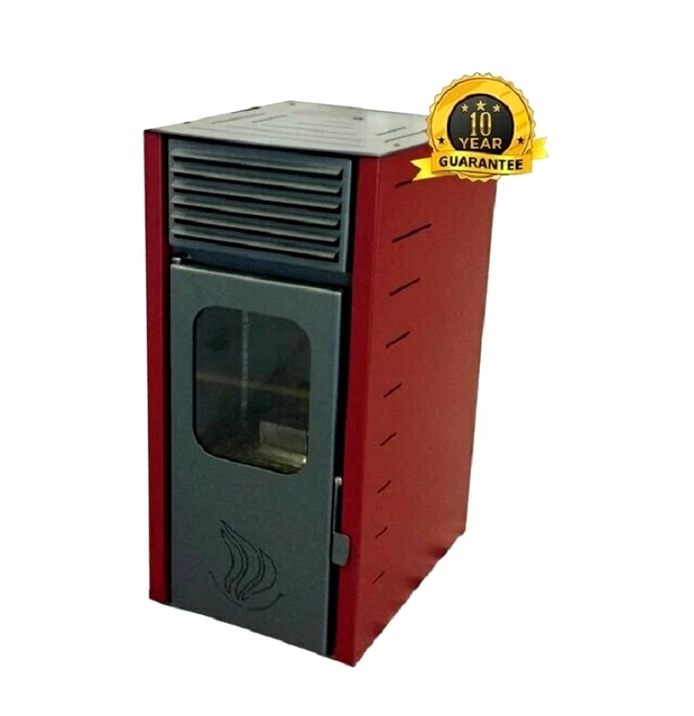 Mytherm Σόμπα Πέλλετ Αερόθερμη 30 Kw, Angela TA μπορντό, Μytherm