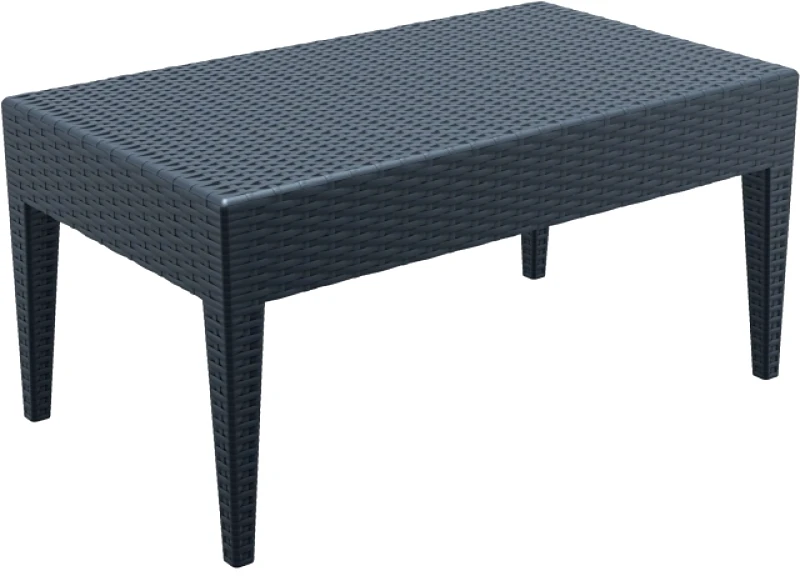 Genomax Τραπέζι Miami, 92/53/45 cm., Genomax - Καφέ