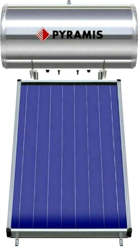 Pyramis Ηλιακός θερμοσίφωνας 160lt/2m², Glass Τριπλής Ενέργειας, Pyramis