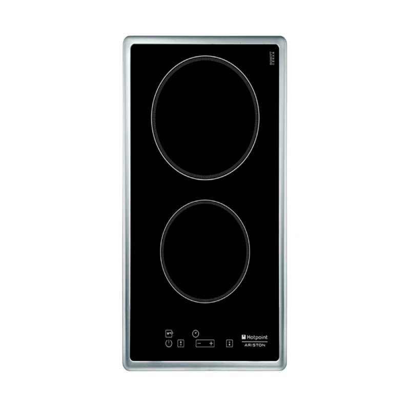 ARISTON Εστία κεραμική εντοιχιζόμενη Inox, DК 2KL IX/HA, Hotpoint-Ariston