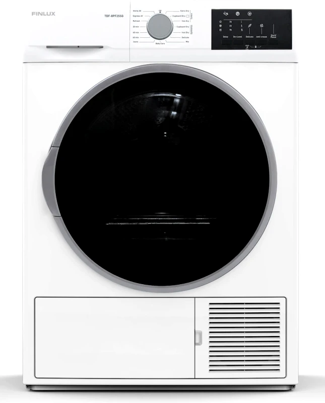 Finlux Στεγνωτήριο ρούχων 8kg, TDF-8PF2SSG, Finlux