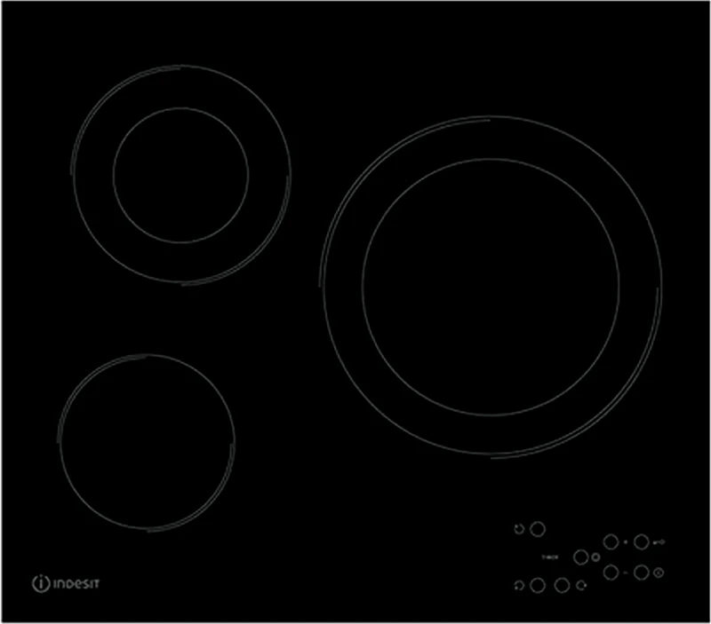 Indesit Εντοιχιζόμενη αυτόνομη κεραμική εστία, RI 360 C, Indesit