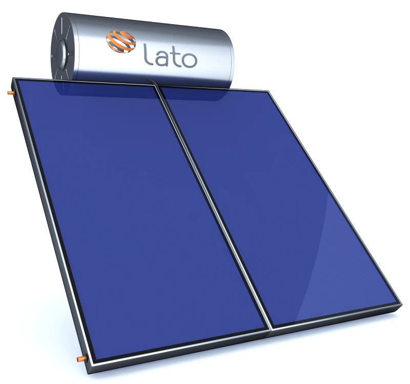 LATO Ηλιακός θερμοσίφωνας 200 LT/4 m² glass διπλής ενέργειας, Lato
