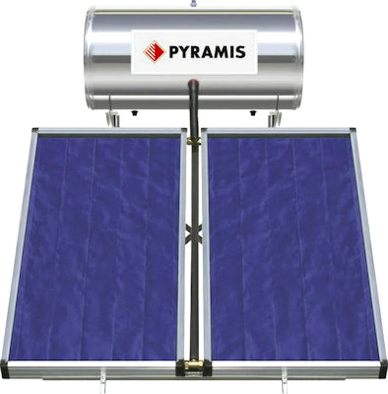 Pyramis Ηλιακός θερμοσίφωνας 160lt/3m² Glass Τριπλής Ενέργειας, Pyramis