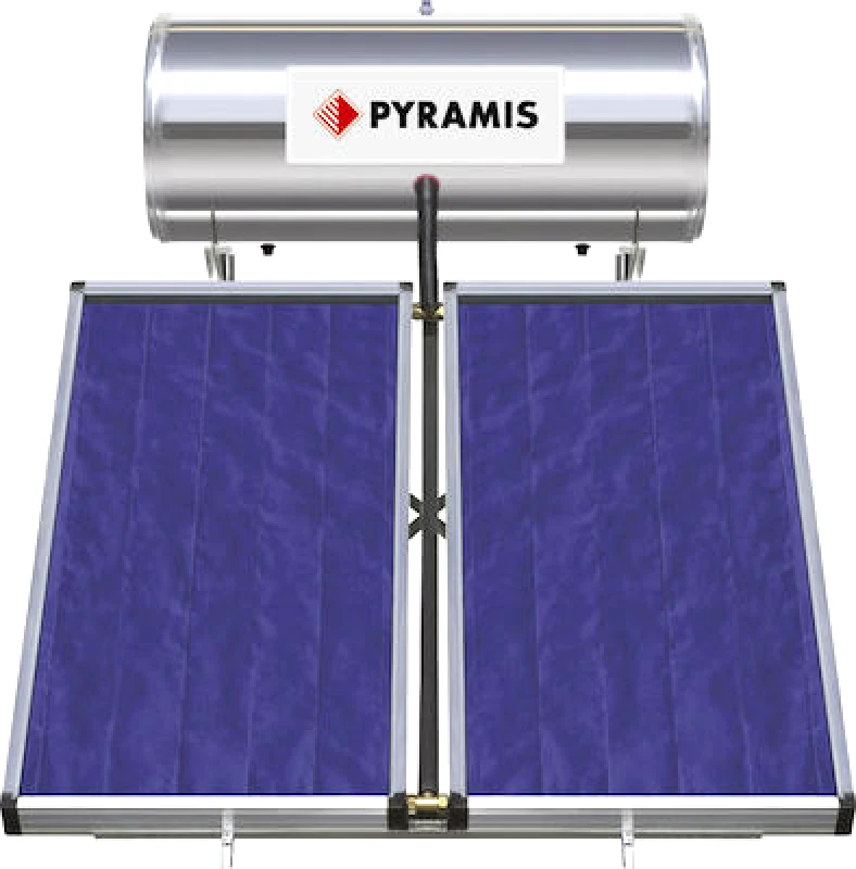 Pyramis Ηλιακός θερμοσίφωνας 200lt/3m², Glass Τριπλής Ενέργειας, Pyramis