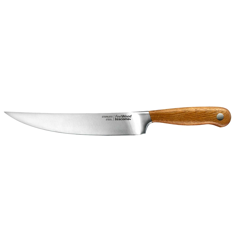 Tescoma Μαχαίρι Κρέατος από Ανοξείδωτο Ατσάλι 20cm FeelWood Tescoma