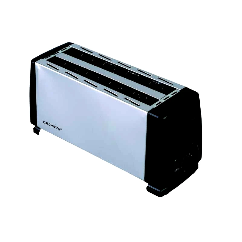 CROWN ΦΡΥΓΑΝΙΕΡΑ INOX 4 Θέσεων 1200W CT-1205DX, CROWN