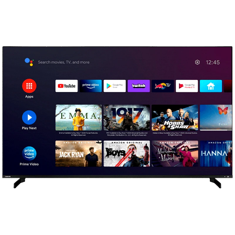 Toshiba Τηλεόραση QLED 43 ιντσών, 43QA5D63DG, ANDROID SMART Toshiba