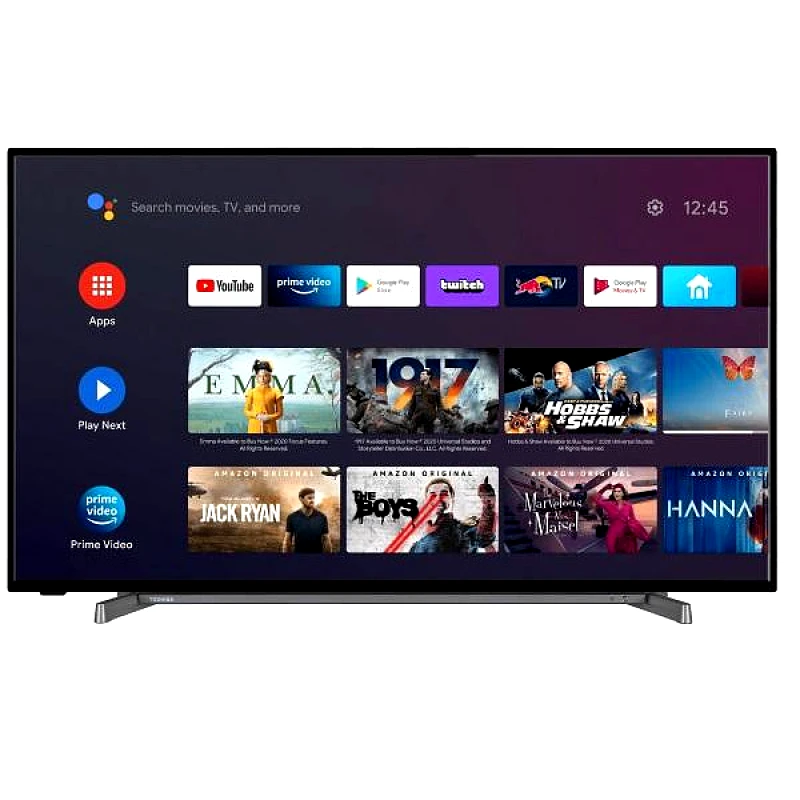 Toshiba Τηλεόραση LED 65 ιντσών, 164 cm, 65UA2D63DG, ANDROID SMART Toshiba