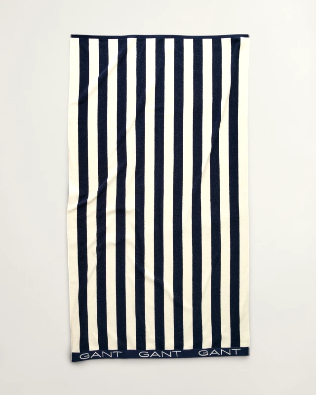 Gant Πετσέτα Θαλάσσης Gant Βαμβακερή 180x100εκ. 852012811 433 Μπλε Ριγέ