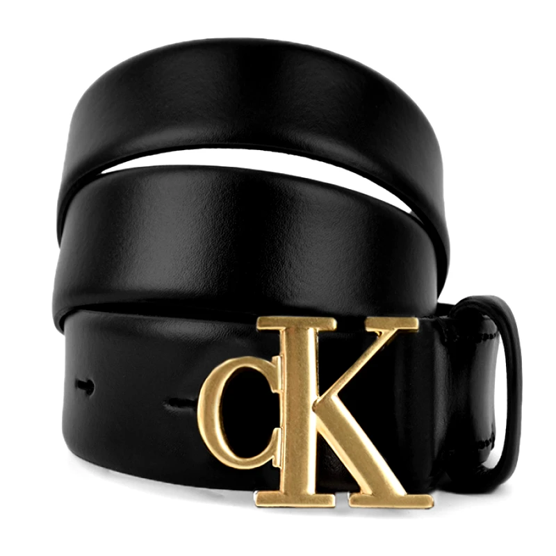 Calvin Klein Γυναικεία Δερμάτινη Ζώνη Calvin Klein 3cm LV04F7054G-YIH Μαύρη