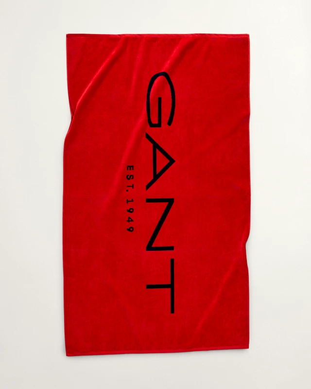 Gant Πετσέτα Θαλάσσης Gant Βαμβακερή 180x100εκ. 852012911 241 Κόκκινη