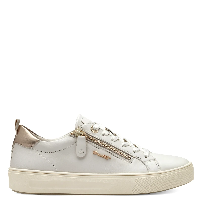 Tamaris Comfort Γυναικεία Ανατομικά Δερμάτινα Sneakers Tamaris Comfort 8-83707-42-104 Λευκά