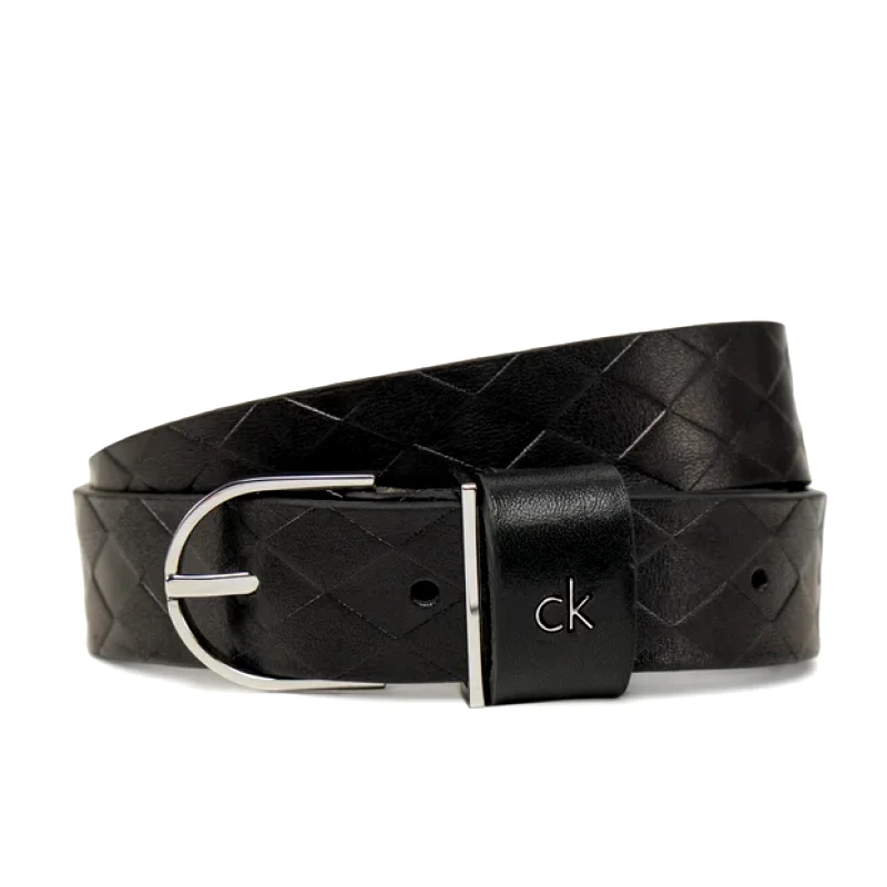 Calvin Klein Γυναικεία Ζώνη Calvin Klein K60K613152 BEH Μαύρη
