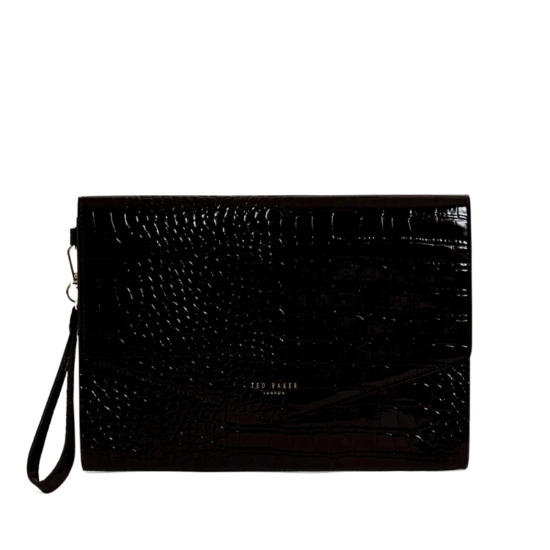 Ted Baker Γυναικείος Φάκελος Ted Baker Crinkle 282823-Black Κροκό
