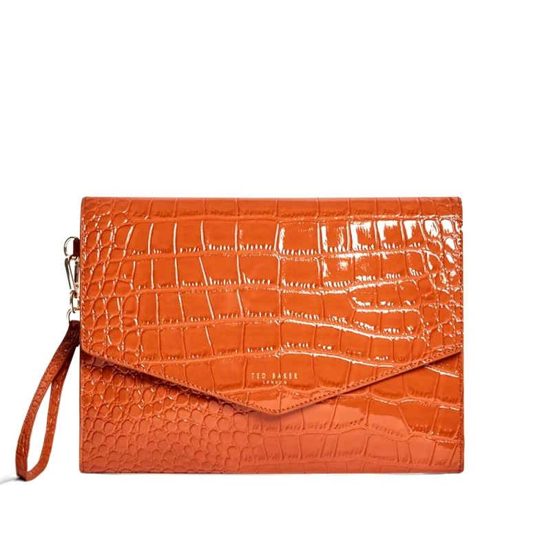 Ted Baker Γυναικείος Φάκελος Ted Baker Crinkle 282823-TAN Κάμελ