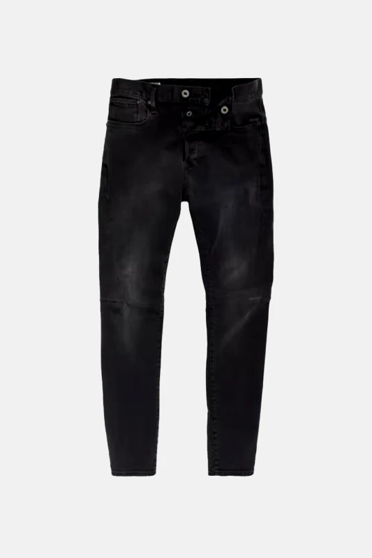 G-STAR Ανδρικό Μαύρο Scutar 3D Slim Jeans Worn In Black G-STAR