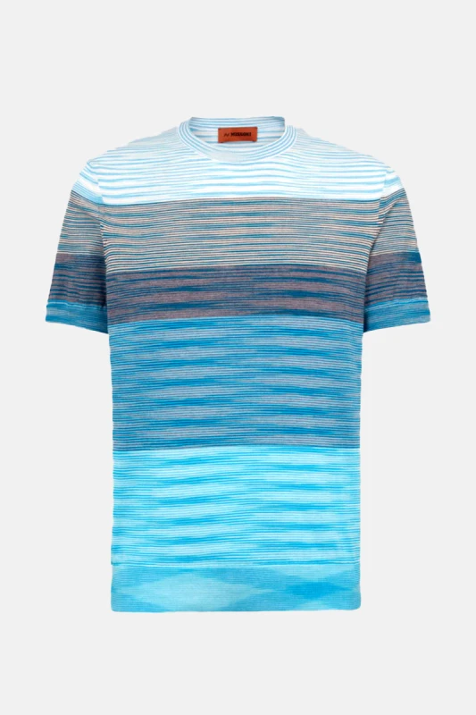 MISSONI Ανδρικό Πολύχρωμο Cotton Knit With Degrade Stripes MISSONI
