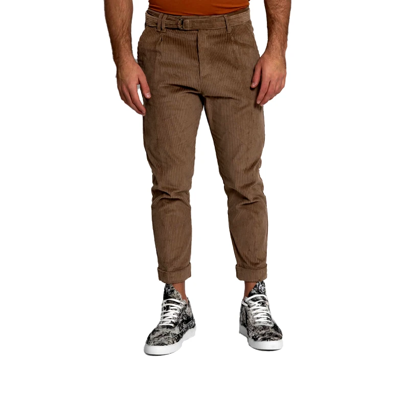 OFFICINA 36 Ανδρικό Μπεζ Cotton Corduroy Trousers OFFICINA 36
