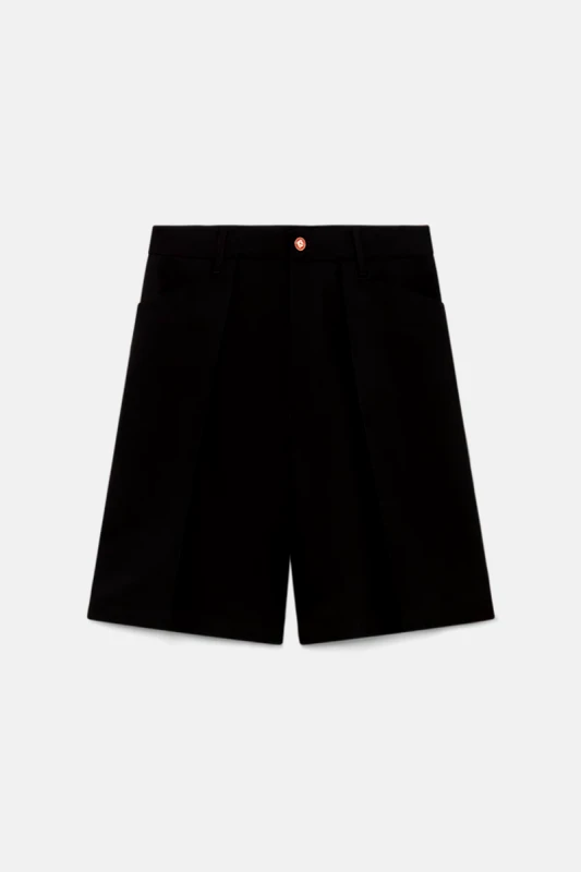 CASABLANCA Ανδρικό Μαύρο Wool Pleated Tailored CASABLANCA