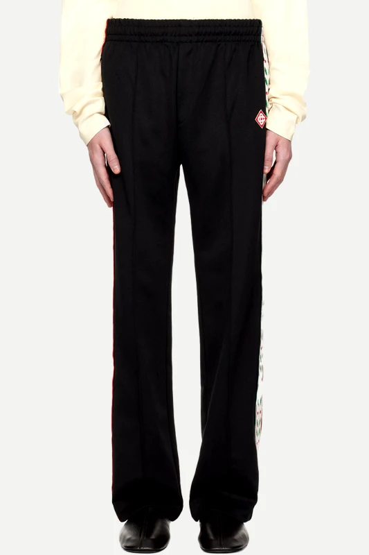 CASABLANCA Ανδρικό Μαύρο Scuba Sweatpants CASABLANCA