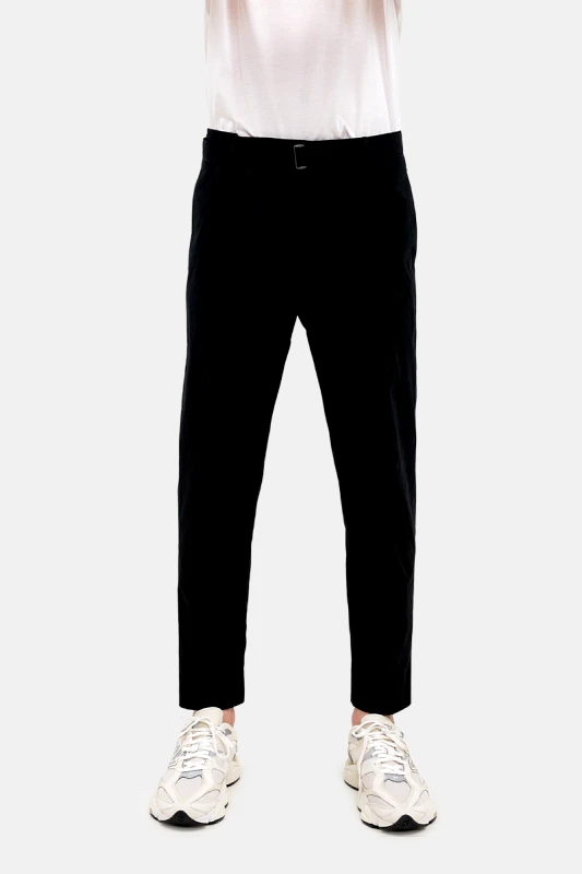 BE ABLE Ανδρικό Μαύρο Black Chinos Pants ANDY REGULAR BE ABLE