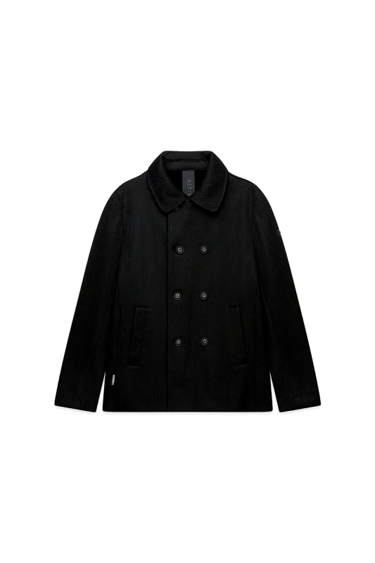 UNITY Ανδρικό Μαύρο Faux Double-Breasted Jacket UNITY