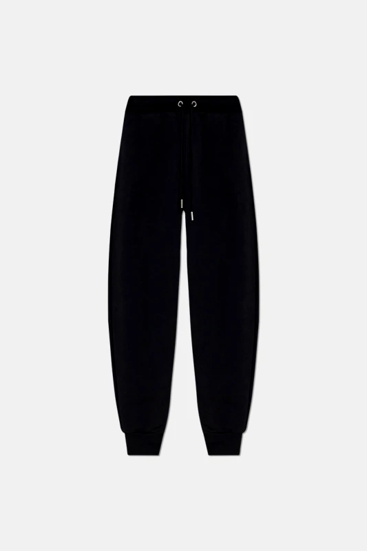 AMI PARIS Ανδρικό Μαύρο Black Cotton Men's Sweatpants AMI PARIS