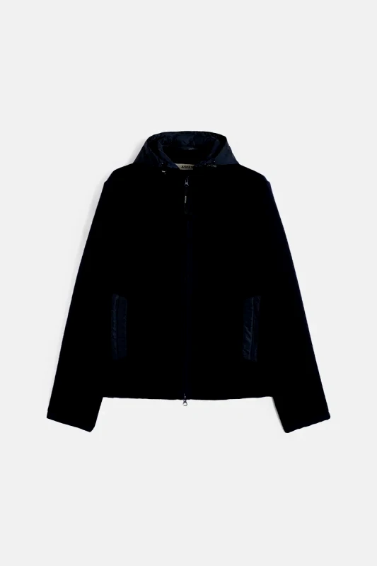ASPESI Ανδρικό Μπλε Werner Shetland Wool Jacket ASPESI