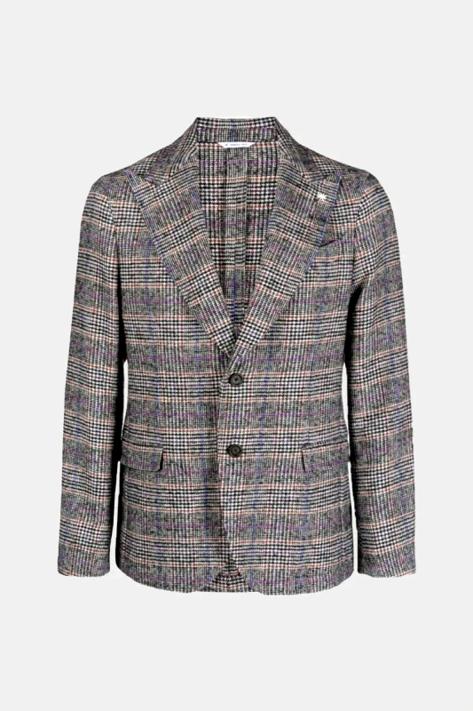 MANUEL RITZ Ανδρικό Γκρι Wool Blend Blazer MANUEL RITZ