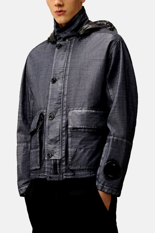 C.P. COMPANY Ανδρικό Γκρι Rafia Mille Jacket C.P. COMPANY