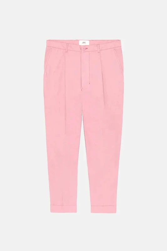 AMI PARIS Ανδρικό Ροζ Carrot Oversize Trousers/Pink AMI PARIS