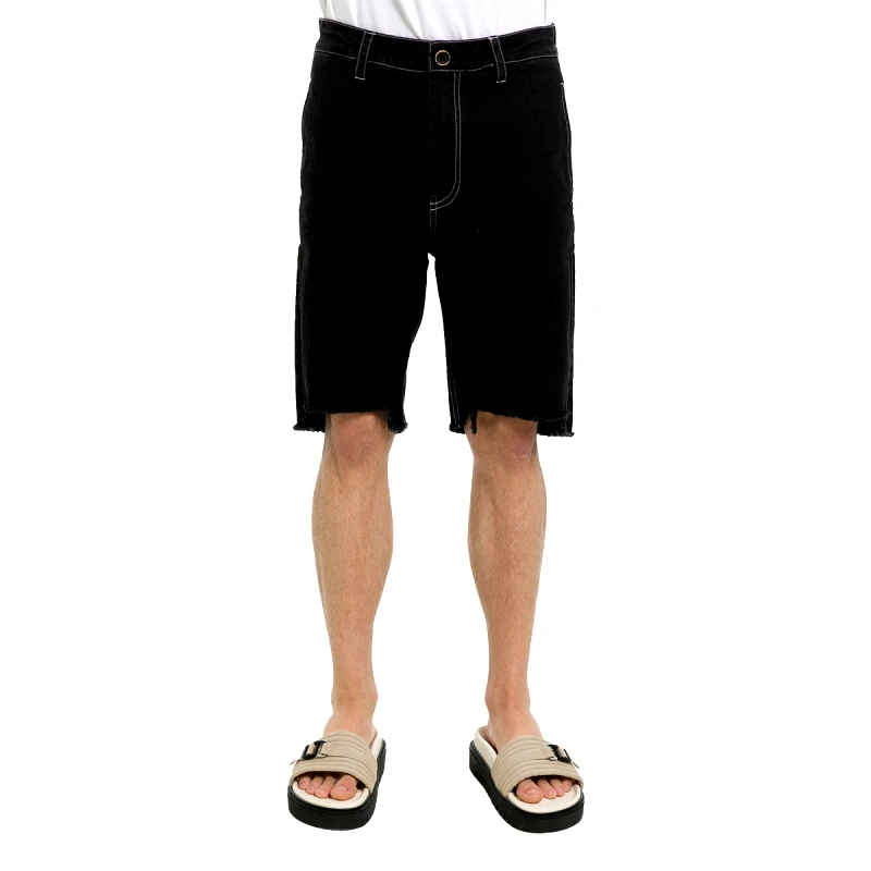 LA VACA LOCA Ανδρικό Μαύρο Den Fidias Destressed Shorts/Black LA VACA LOCA